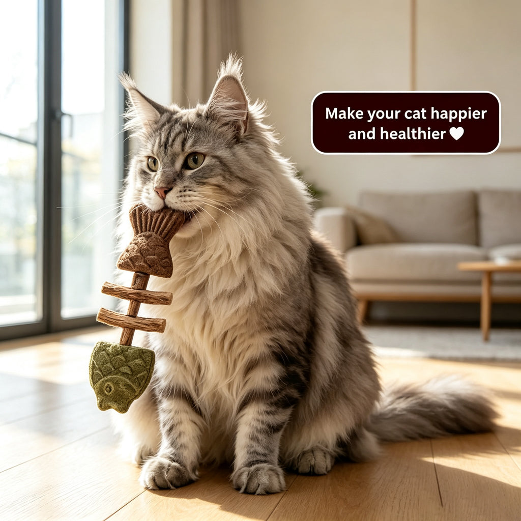 🐱Catnip & Silvervine Chew，49% OFF!⚡