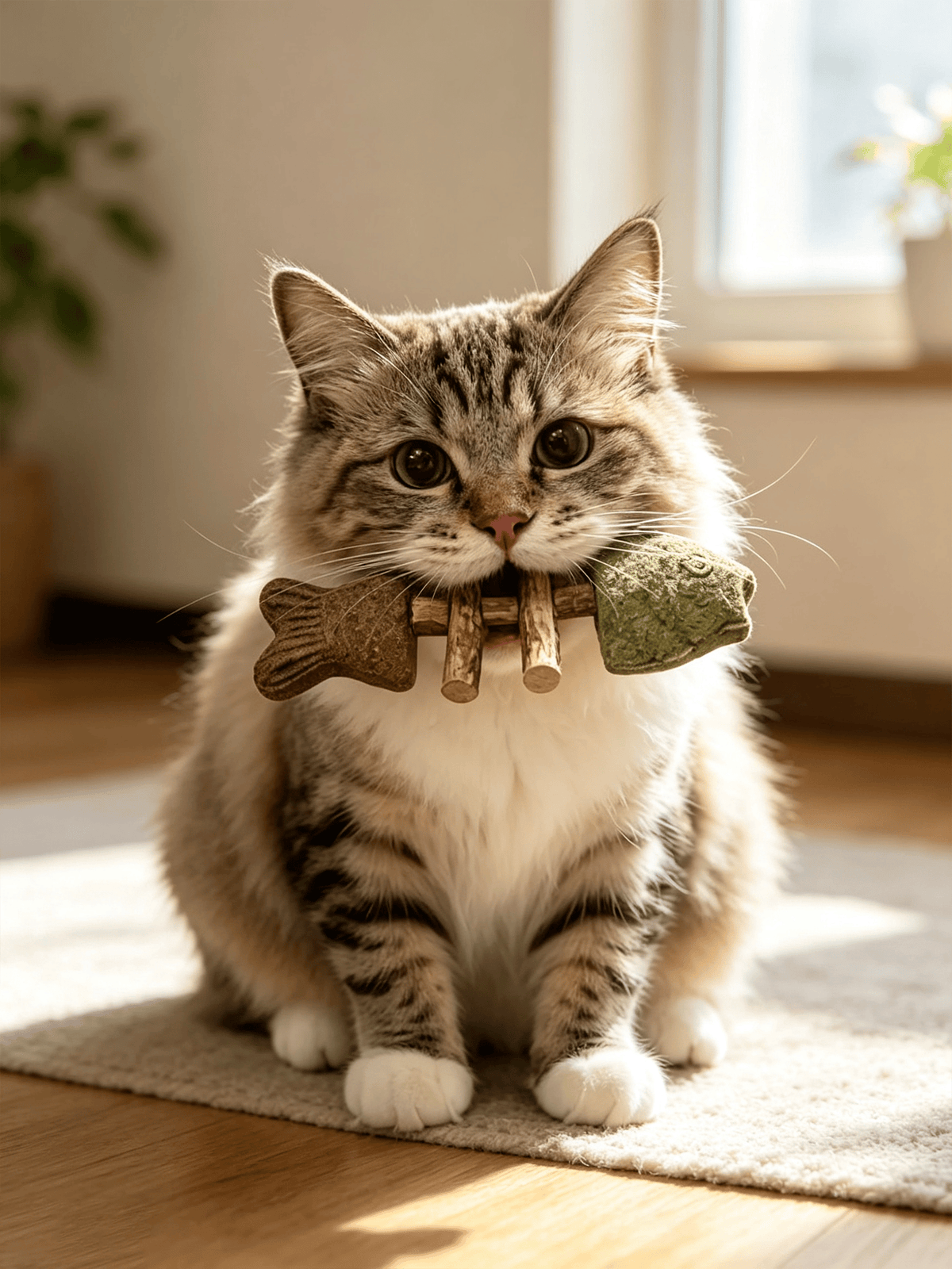 🐱Catnip & Silvervine Chew，49% OFF!⚡
