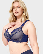 Lace Underwire Padded Push Up Bra