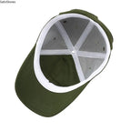 Men's Korean-Style Pilot Baseball Cap with Curved Visor