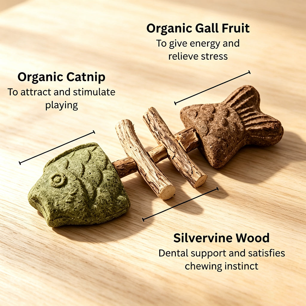 🐱Catnip & Silvervine Chew，49% OFF!⚡