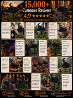 🔥50% Off Last Day -Halloween Early Bird Special🧙‍♀️ The Enchanted Witch Garden Wind Spinner
