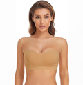 Non-Slip Bandeau Seamless Wireless Strapless Bra