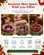 🎄3D Christmas Gnome Optical Illusion Round Rug | Fun Festive Home Decor Must‐Have⭐🏠🎁