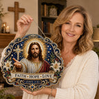 ✝️✨Jesus Diamond Art Hanging Ornament Kit