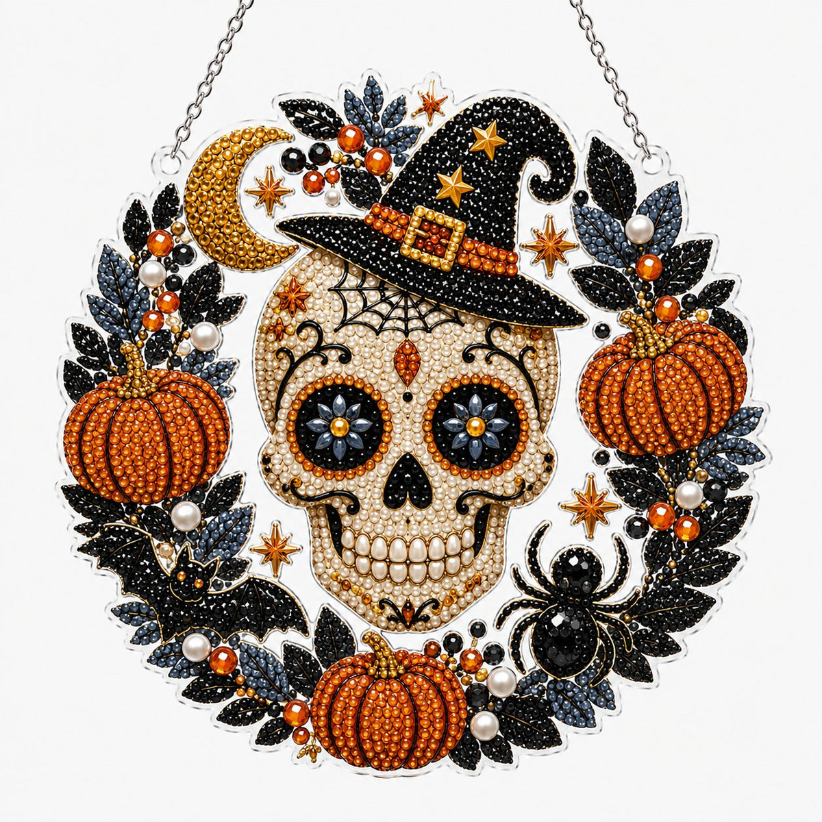 🔥 Last Day 49% OFF – 👻✨ DIY Spooky Hanging Ornament Kit | Cute Handmade Decor for Holidays, Parties & Home Displays