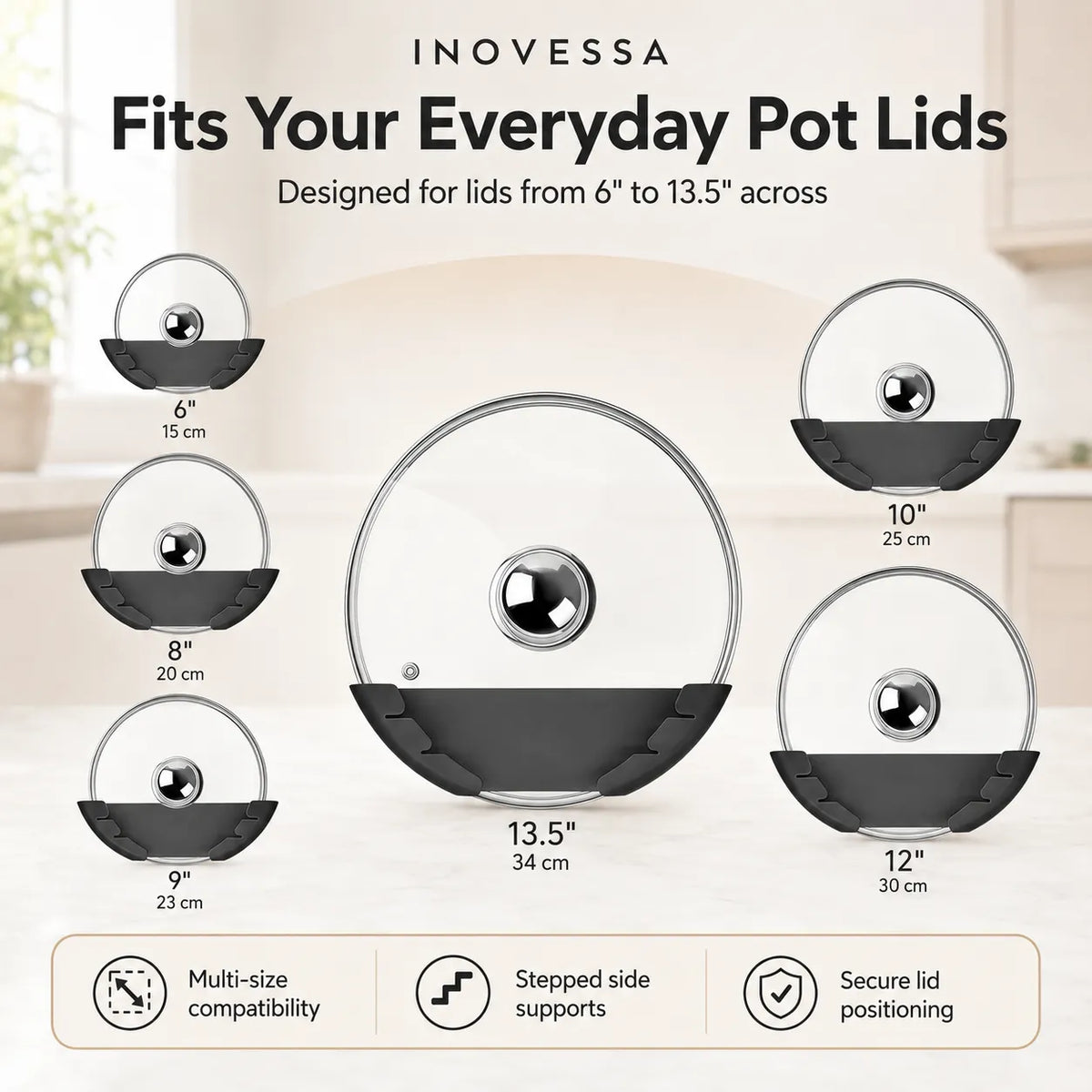 Adhesive Pot Lid Holders