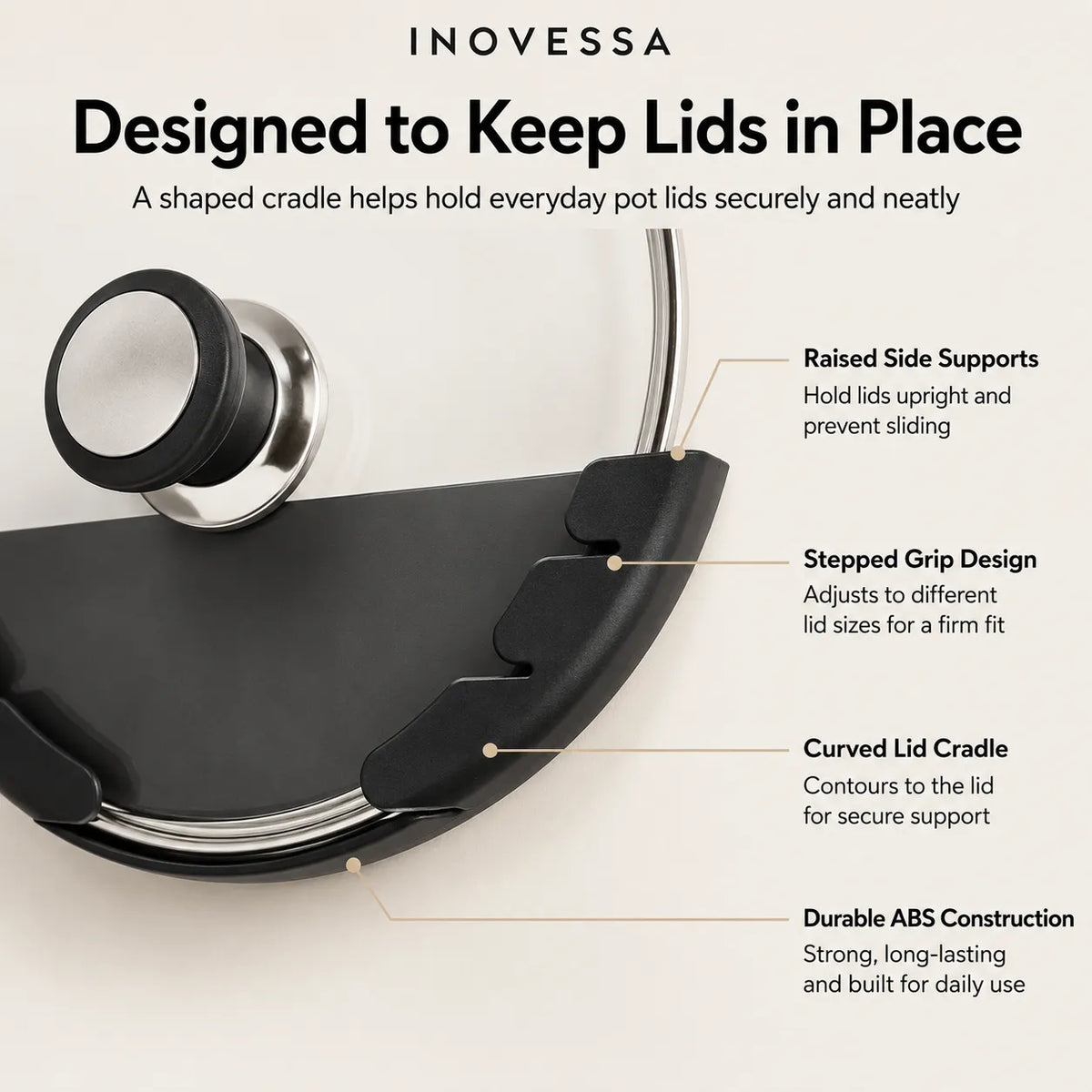 Adhesive Pot Lid Holders