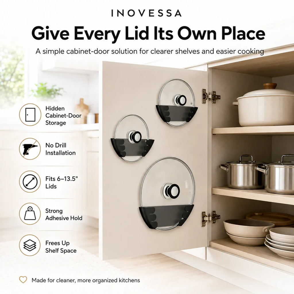 Adhesive Pot Lid Holders
