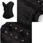 Corset Tops Lace Waist Push Up Shapewear