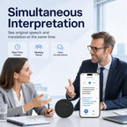 🔥LAST DAY 49% OFF🔥AI Language Translator Device – Real-Time Two-Way Voice Translator with Multi-Language Support
