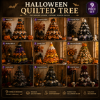 Spiderweb Gothic - DIY Halloween Theme Quilted Fabric Tree Kit