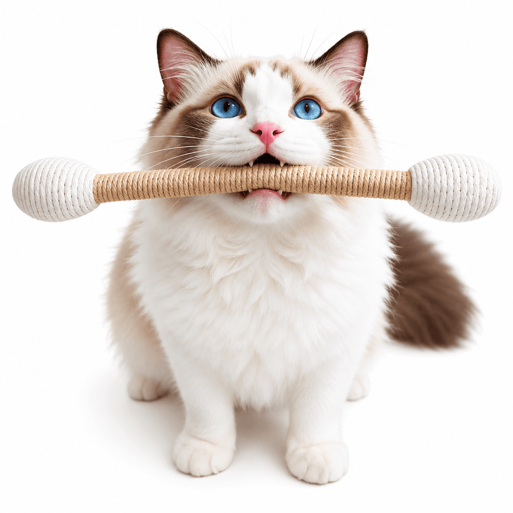 Large Sisal Catnip Kicker Toy – Solid Wood Core，49% OFF!⚡