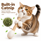Large Sisal Catnip Kicker Toy – Solid Wood Core，49% OFF!⚡