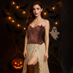 Lace Up Corset Bustier Top