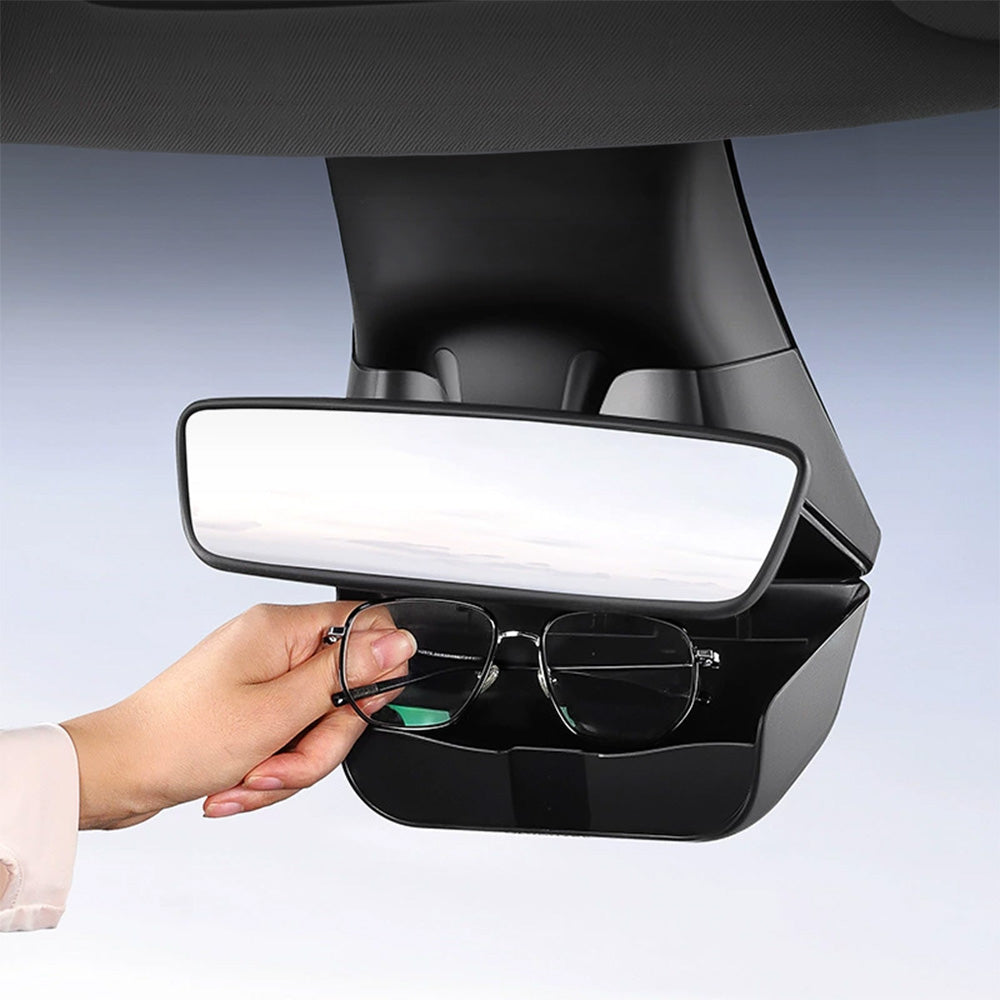 Custom Fit Sunglass Holder for Tesla Model Y Juniper - Hidden Sunglass Storage
