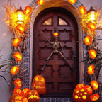 Halloween-themed LED marigold string lights（Waterproof battery box version）