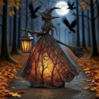Halloween Witch Lamp Tabletop Decoration