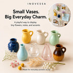 Roselle Mini Vase Ceramic Magnets