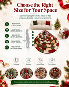 🎄3D Christmas Gnome Optical Illusion Round Rug | Fun Festive Home Decor Must‐Have⭐🏠🎁
