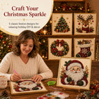 ✨✨Relaxing & Beginner-Friendly - 🎨💎DIY Christmas Pearl Diamond Painting Art Kit