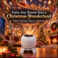 🎁 Christmas Projector Night Light - 360° Adjustable HD Holiday Pattern Ceiling Light 🎅 Indoor Xmas Decoration Lamp for Kids Bedroom, Party & Holiday Gift