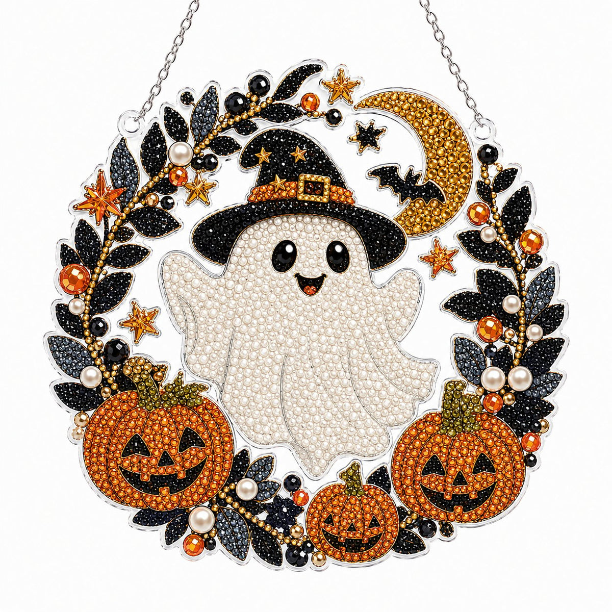 🔥 Last Day 49% OFF – 👻✨ DIY Spooky Hanging Ornament Kit | Cute Handmade Decor for Holidays, Parties & Home Displays