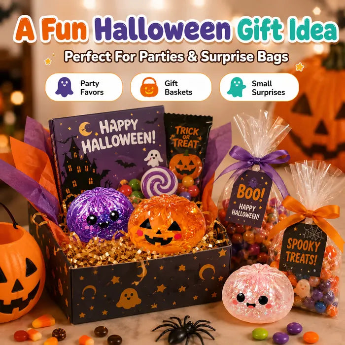 🎃 Halloween Dumpling Squeeze Squishy Toy