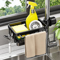 🚰 Faucet-Mounted Sink Caddy – Clear Your Counter, Keep Cleaning Tools Within Reach