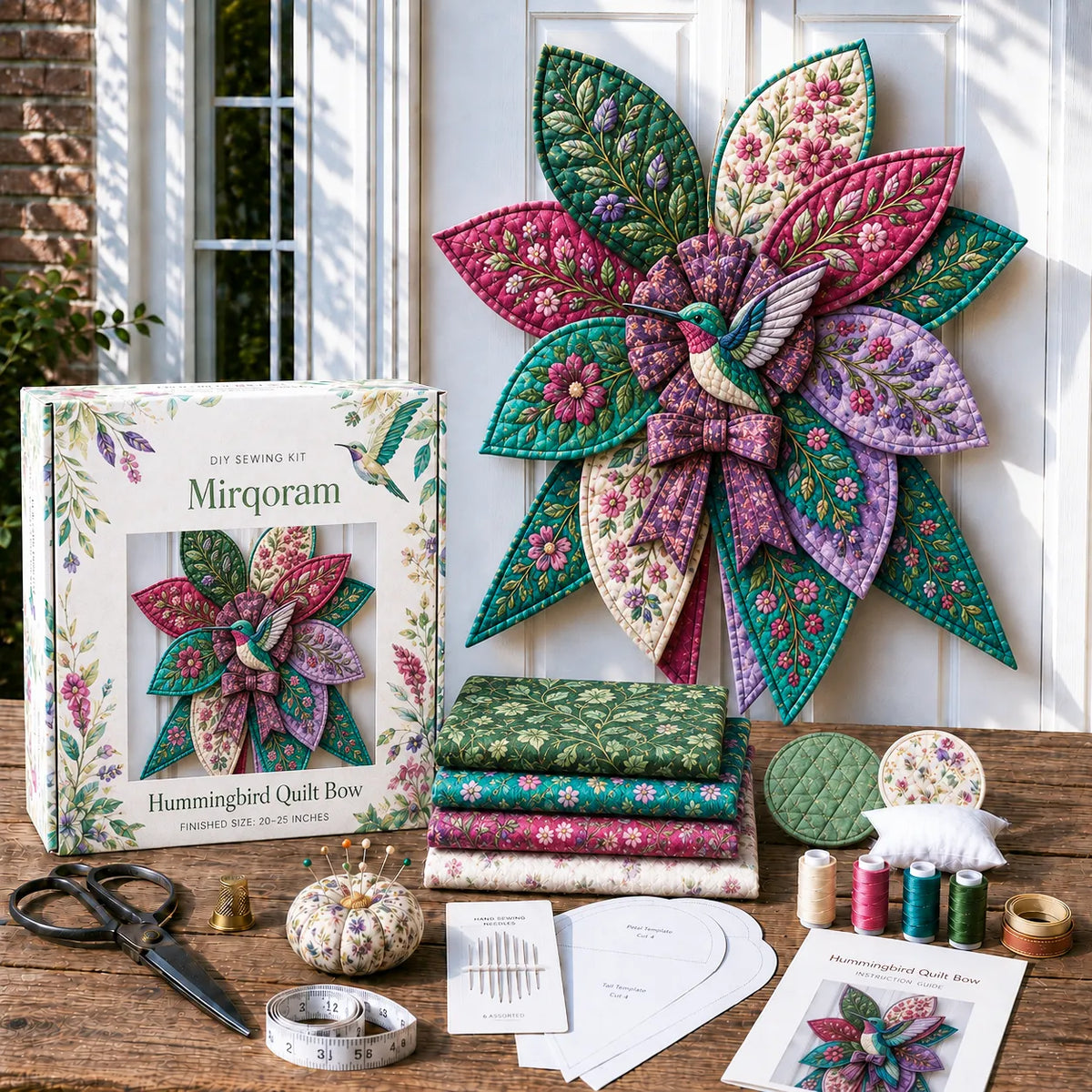Dragon - Handmade Quilted Door Bow DIY Sewing Kit