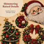 ✨✨Relaxing & Beginner-Friendly - 🎨💎DIY Christmas Pearl Diamond Painting Art Kit