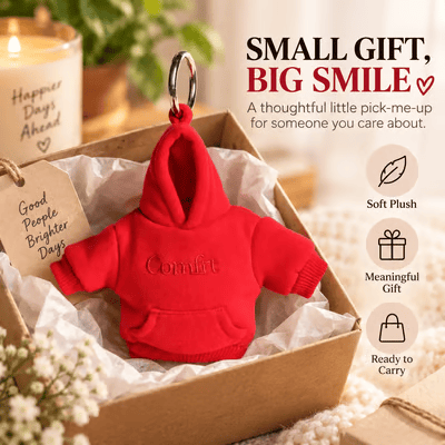🎁Last Day 49% OFF🔥A Little Squeeze of Calm: Mini Hoodie Stress Ball Keychain 🧸🔑