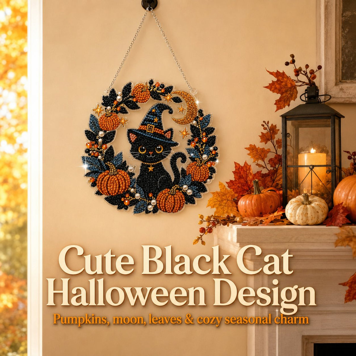 🔥 Last Day 49% OFF – 👻✨ DIY Spooky Hanging Ornament Kit | Cute Handmade Decor for Holidays, Parties & Home Displays