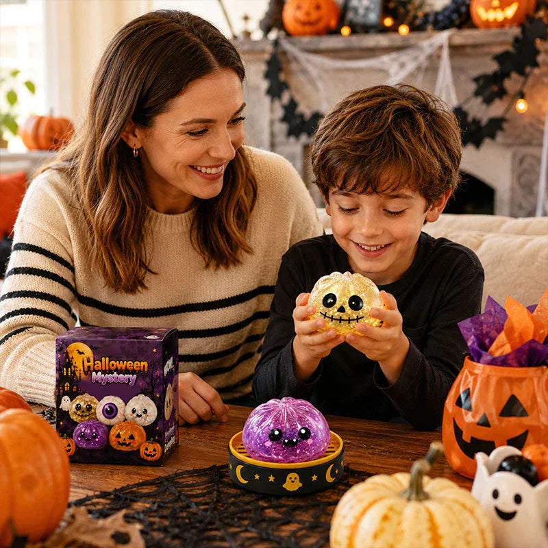 🎃 Halloween Dumpling Squeeze Squishy Toy