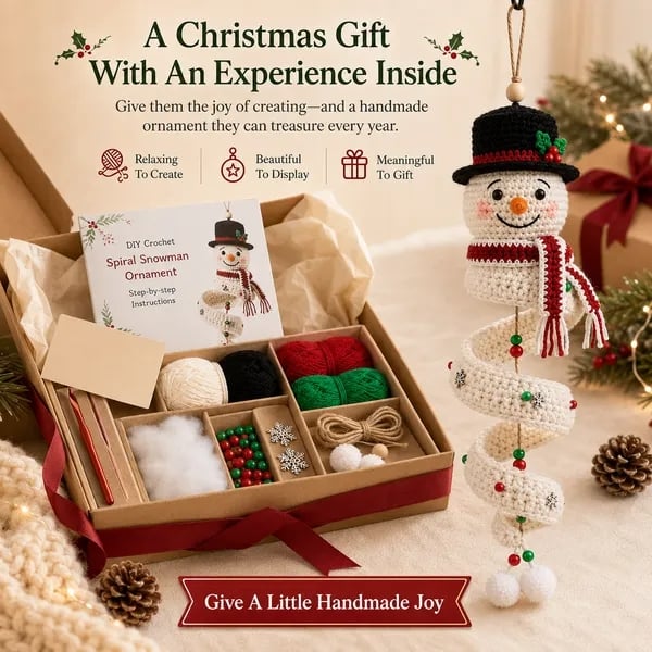 Spiral Snowman & Santa DIY Kit