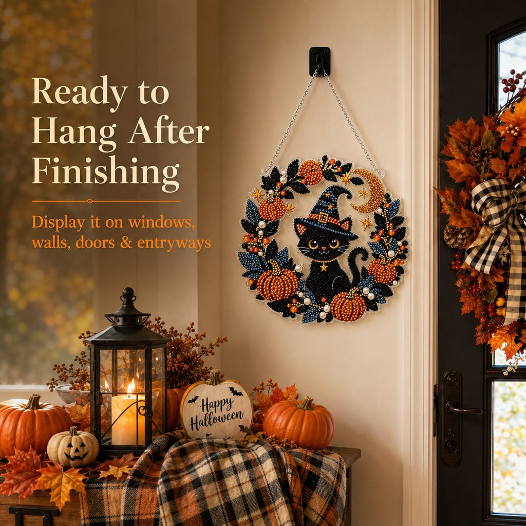 🔥 Last Day 49% OFF – 👻✨ DIY Spooky Hanging Ornament Kit | Cute Handmade Decor for Holidays, Parties & Home Displays