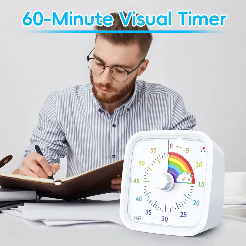⏰🌈Visual Timer with Protective Case