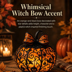 Tiffany-style Halloween pumpkin lamp