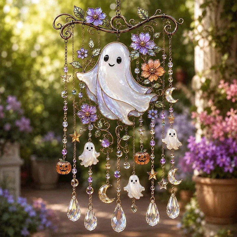 Halloween Sun Catcher Wind Chime