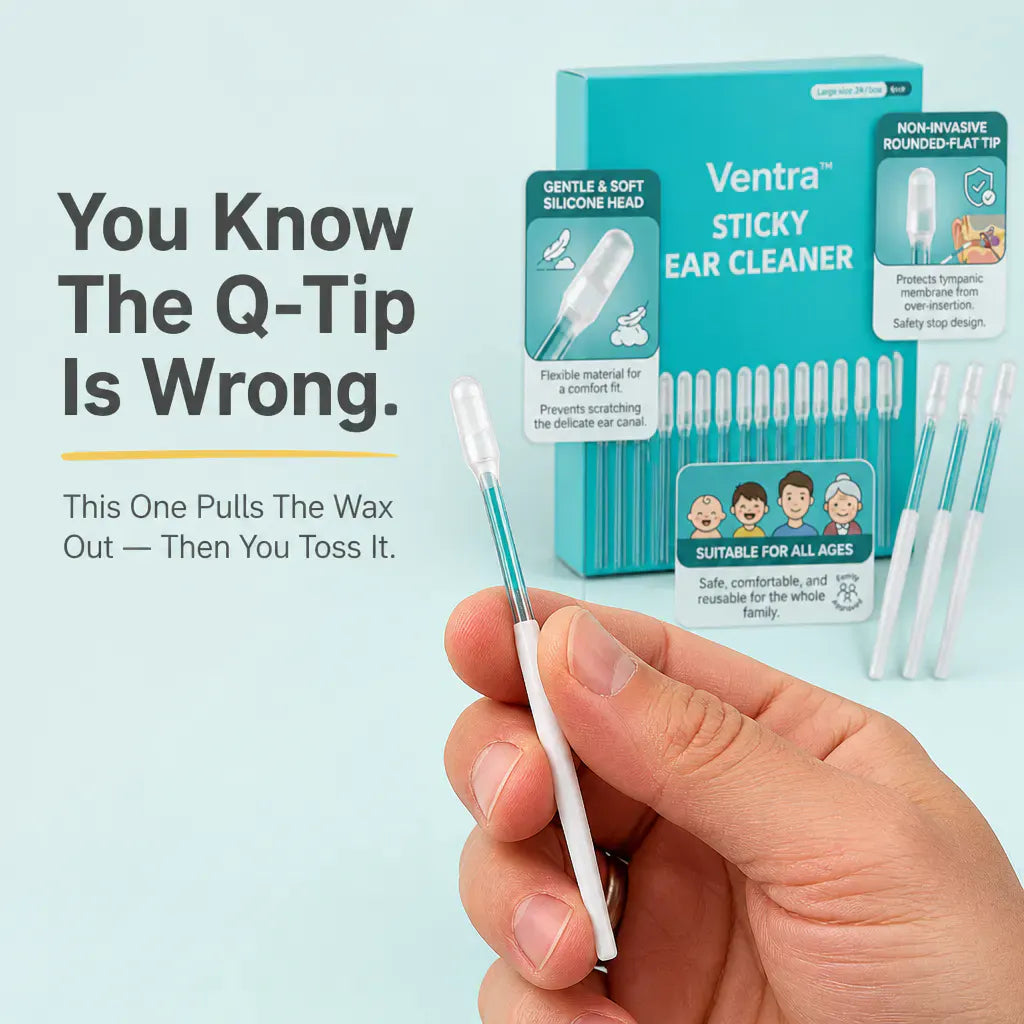 WaxAway - Sticky Ear Cleaning Picks (24-Pack)