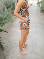 Swim Romper Built-in Bra