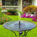 🔥Hot Sales 55% OFF🔥Solar Fountain, Solar Powered Bird Bath Fountain Pump with 4 Nozzles 1.4W Solar Panel Kit Water Pump, Outdoor Watering Submersible Pump for Pond, Pool, Garden, Fish Tank