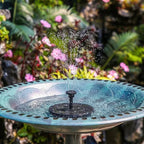 🔥Hot Sales 55% OFF🔥Solar Fountain, Solar Powered Bird Bath Fountain Pump with 4 Nozzles 1.4W Solar Panel Kit Water Pump, Outdoor Watering Submersible Pump for Pond, Pool, Garden, Fish Tank