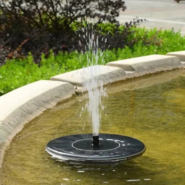 🔥Hot Sales 55% OFF🔥Solar Fountain, Solar Powered Bird Bath Fountain Pump with 4 Nozzles 1.4W Solar Panel Kit Water Pump, Outdoor Watering Submersible Pump for Pond, Pool, Garden, Fish Tank