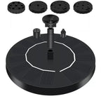 🔥Hot Sales 55% OFF🔥Solar Fountain, Solar Powered Bird Bath Fountain Pump with 4 Nozzles 1.4W Solar Panel Kit Water Pump, Outdoor Watering Submersible Pump for Pond, Pool, Garden, Fish Tank