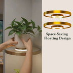 📢📢50% OFF !! ⏰Floating Wall Shelf with Built-in Ambient LED Light
